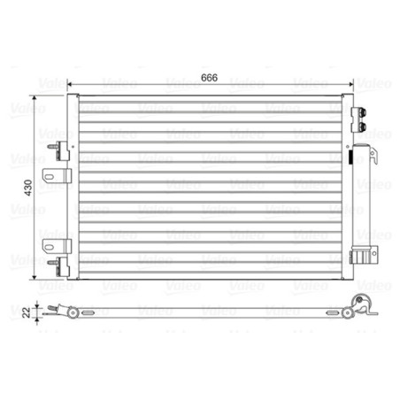 VALEO 814446 Klimakondensator
