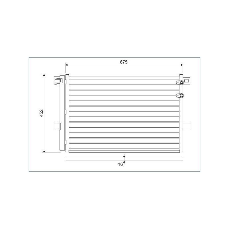 VALEO 814054 Condenseur de climatisation
