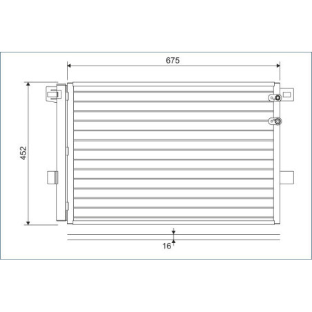 VALEO 814054 Condensatore climatizzatore