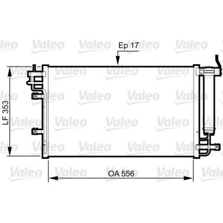 VALEO 814345 Condensatore climatizzatore