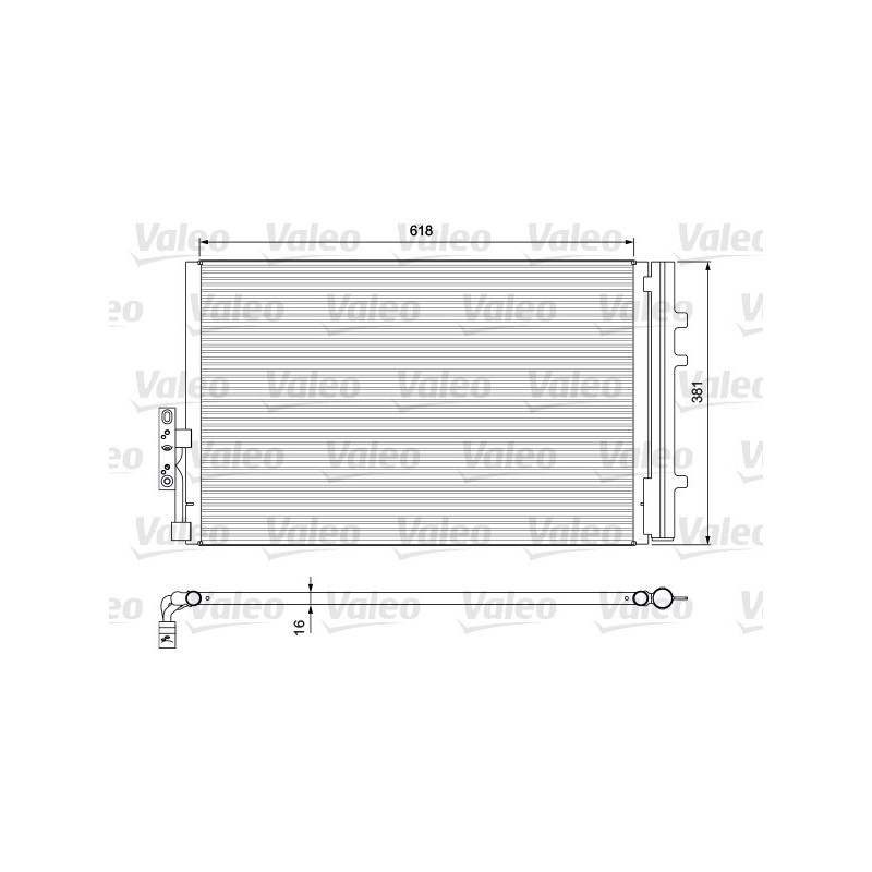 VALEO 814386 Klimakondensator