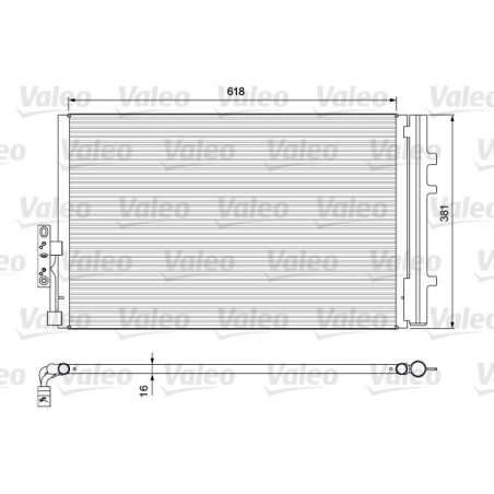 VALEO 814386 Condensador de aire acondicionado