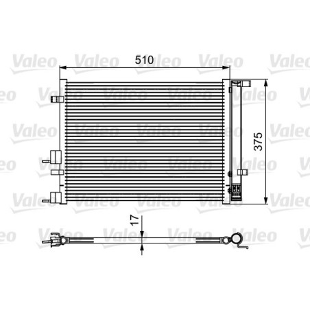 VALEO 814435 Condensador de aire acondicionado