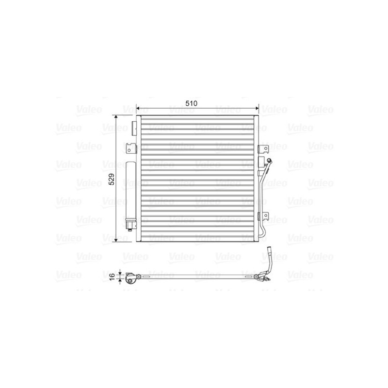VALEO 814163 Condensador de aire acondicionado