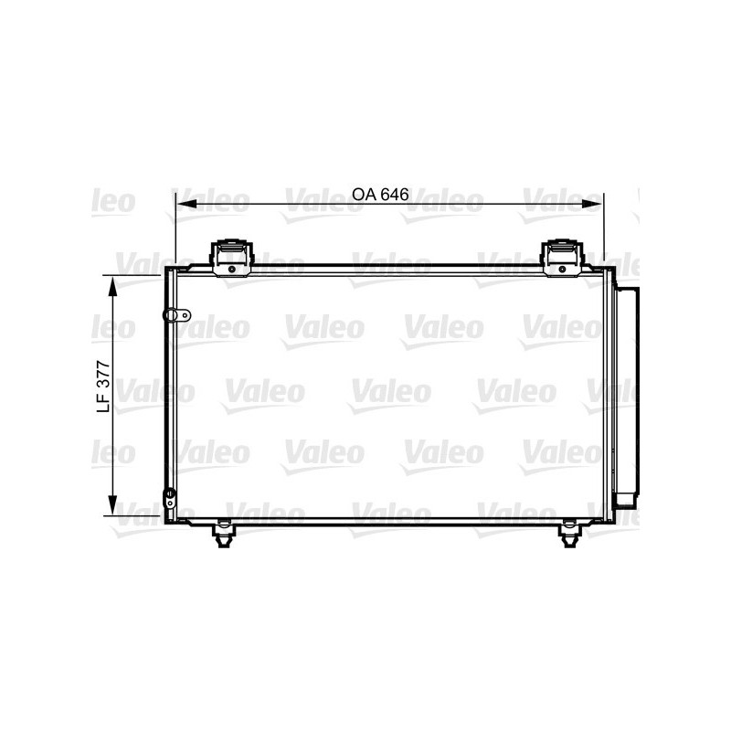VALEO 814210 Skraplacz klimatyzacji