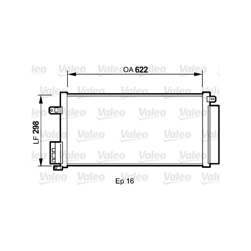 VALEO 818192 Klimakondensator