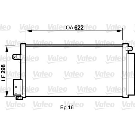 VALEO 818192 Condensatore climatizzatore