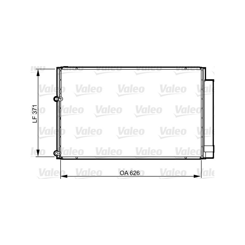 VALEO 814158 Condensador de aire acondicionado