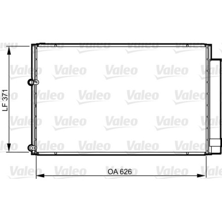 VALEO 814158 Skraplacz klimatyzacji