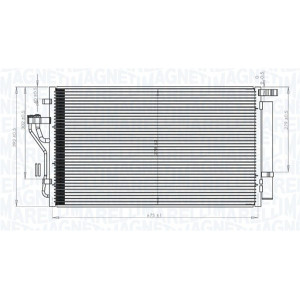 MAGNETI MARELLI 350203848000 Condenseur de climatisation