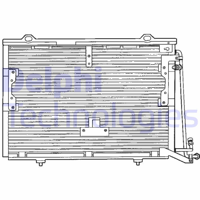 DELPHI TSP0225193 Skraplacz klimatyzacji