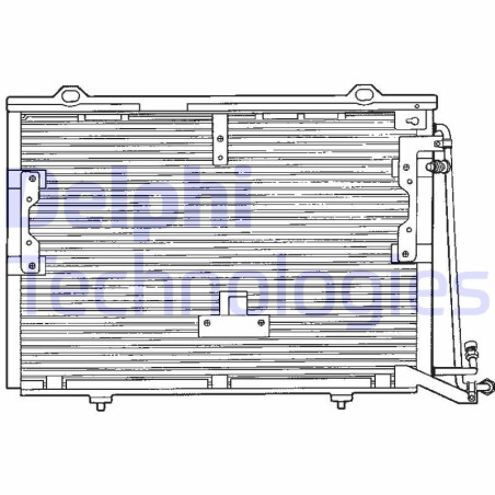 DELPHI TSP0225193 Skraplacz klimatyzacji