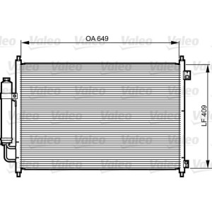 VALEO 814231 Skraplacz klimatyzacji