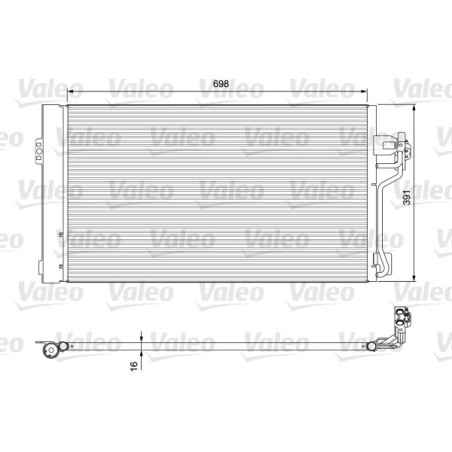 VALEO 814391 Condensatore climatizzatore