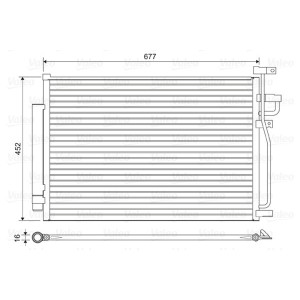 VALEO 814166 Skraplacz klimatyzacji