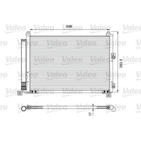 VALEO 814403 Skraplacz klimatyzacji