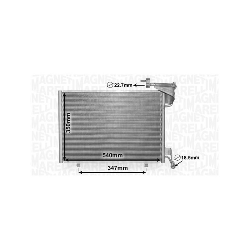 MAGNETI MARELLI 350203870000 Condensatore climatizzatore