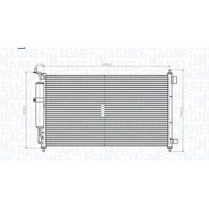 MAGNETI MARELLI 350203829000 Skraplacz klimatyzacji