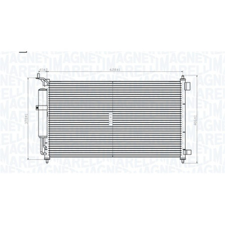 MAGNETI MARELLI 350203829000 Klimakondensator