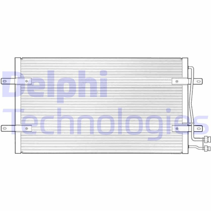 DELPHI TSP0225471 Air conditioning condenser