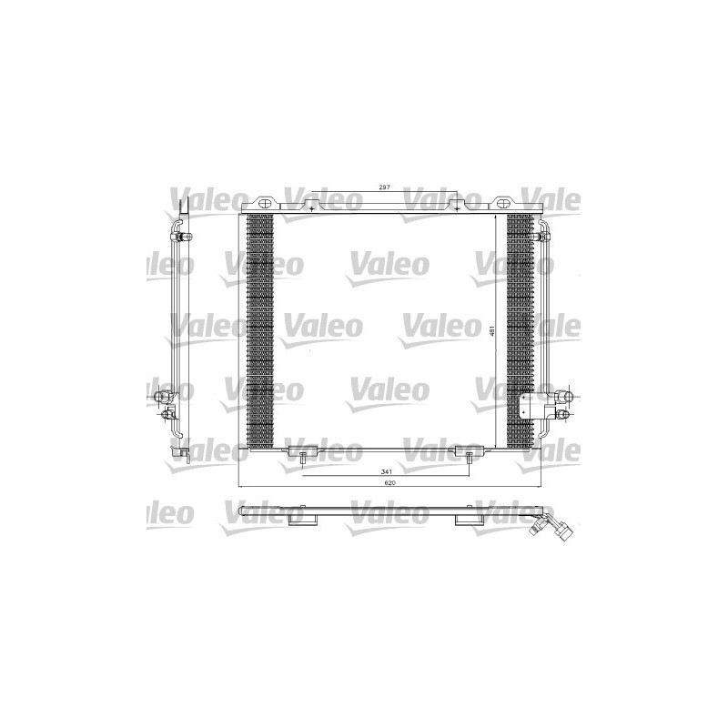 VALEO 817252 Skraplacz klimatyzacji