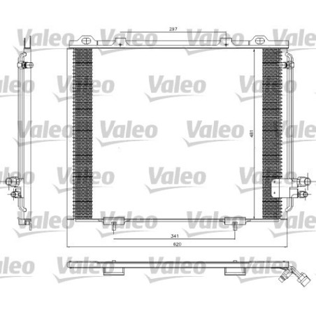 VALEO 817252 Skraplacz klimatyzacji