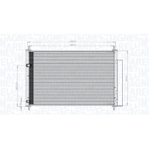 MAGNETI MARELLI 350203767000 Condenseur de climatisation
