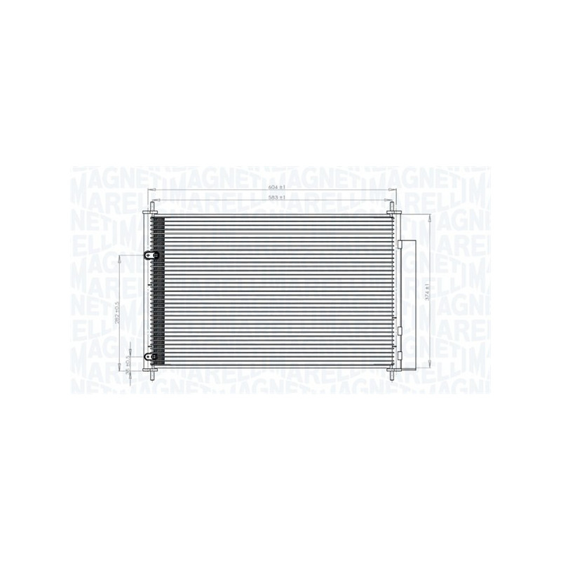 MAGNETI MARELLI 350203767000 Condensador de aire acondicionado