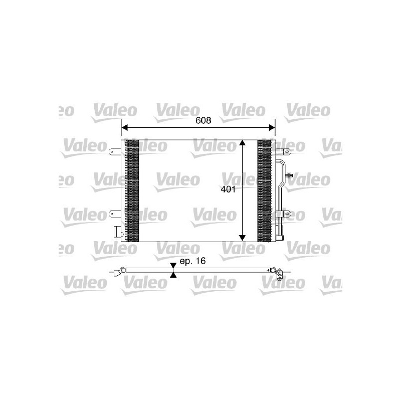 VALEO 817569 Condensador de aire acondicionado