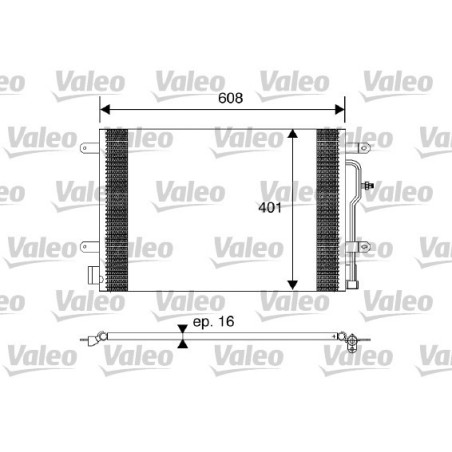 VALEO 817569 Condensador de aire acondicionado