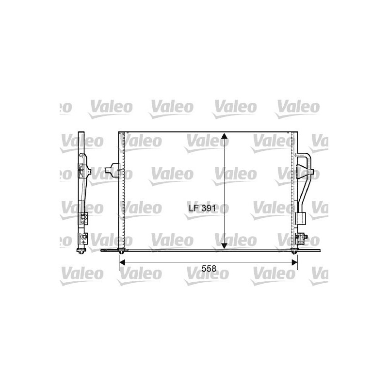 VALEO 817232 Air conditioning condenser