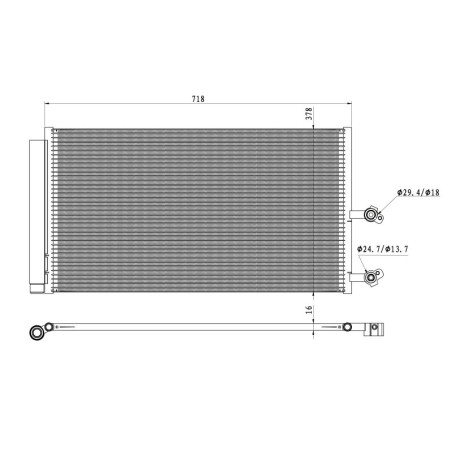 NRF 350450 Condensatore climatizzatore