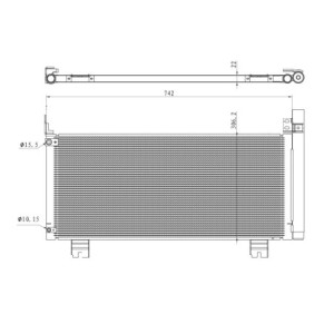 NRF 350488 Condensador de aire acondicionado