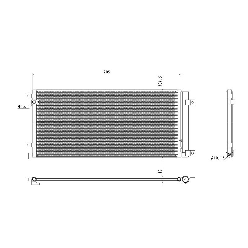 NRF 350494 Condensatore climatizzatore