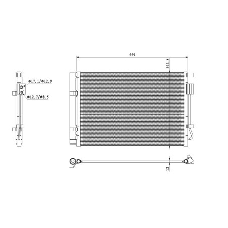 NRF 350496 Condensatore climatizzatore