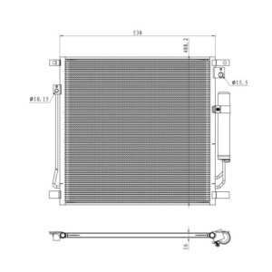 NRF 350502 Condensador de aire acondicionado