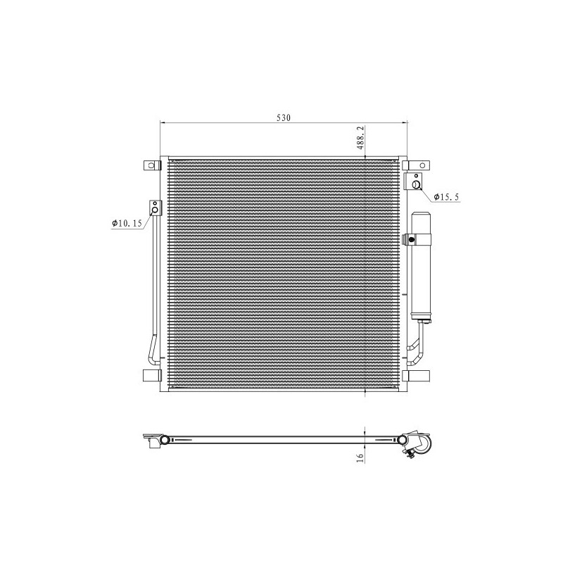 NRF 350502 Air conditioning condenser