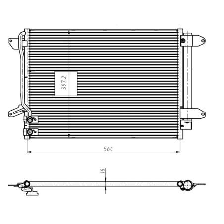 NRF 350507 Skraplacz klimatyzacji