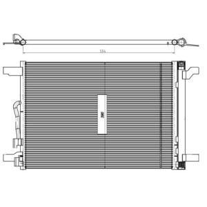 NRF 350509 Condensador de aire acondicionado