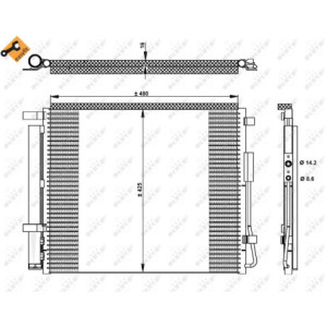 NRF 350333 Condensatore climatizzatore