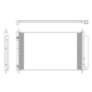 NRF 350321 Condensador de aire acondicionado