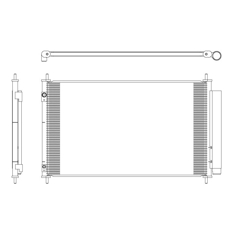 NRF 350321 Air conditioning condenser