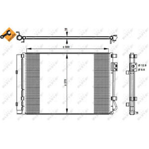 NRF 35997 Air conditioning condenser