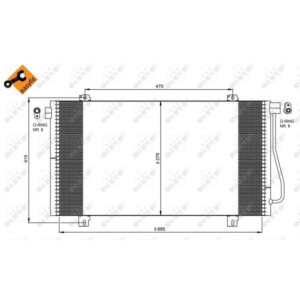 NRF 350030 Condensador de aire acondicionado