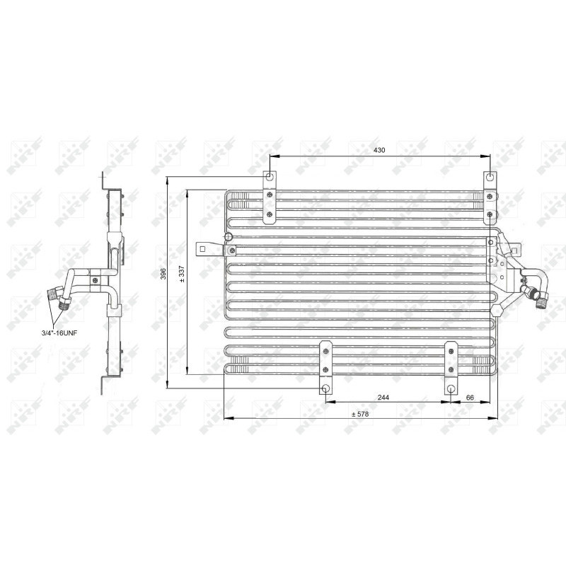 NRF 35052 Condensador de aire acondicionado