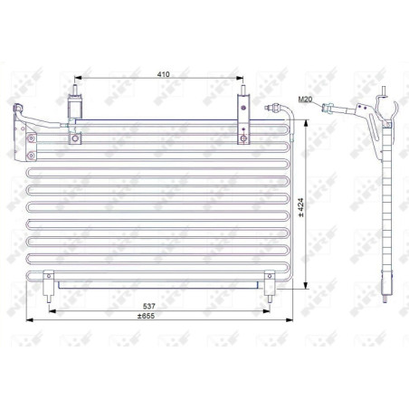 NRF 35071 Condensatore climatizzatore