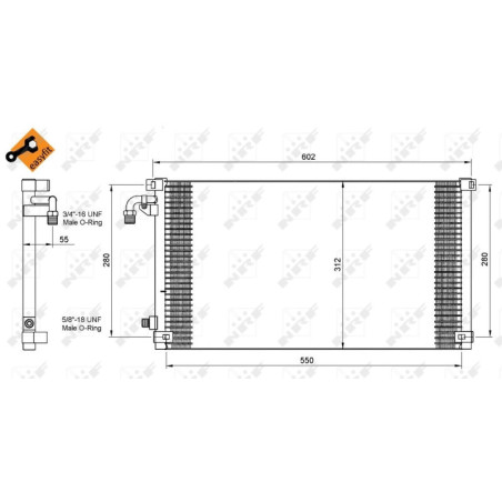 NRF 35103 Skraplacz klimatyzacji