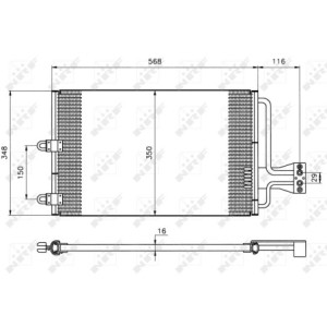 NRF 35149 Air conditioning condenser