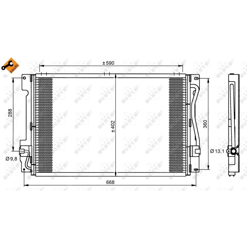 NRF 35151 Skraplacz klimatyzacji