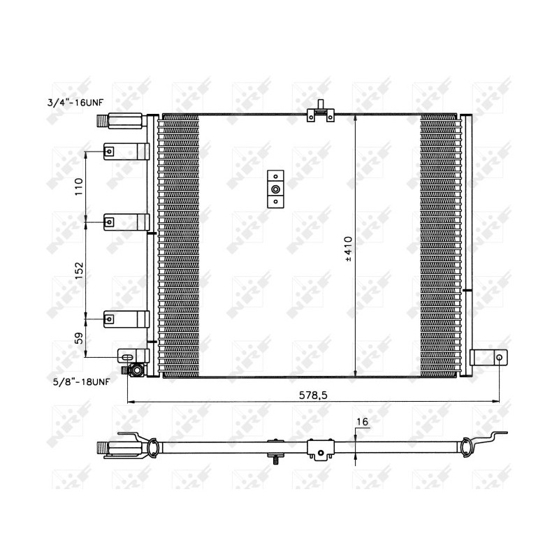 NRF 35212 Condensador de aire acondicionado